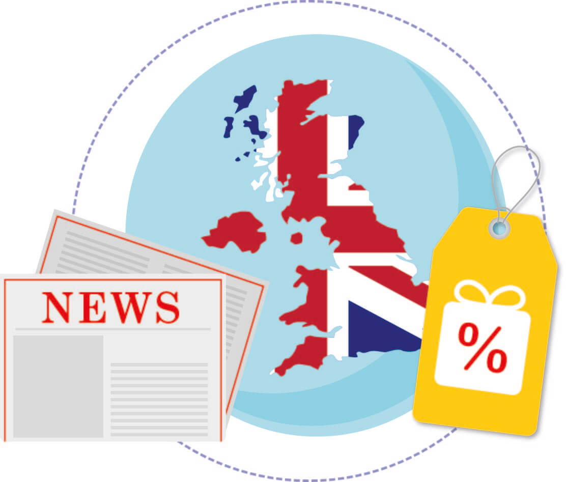 Voucher for individual newspaper printing in United Kingdom