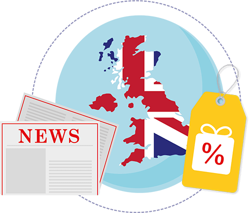 Voucher for individual newspaper printing in United Kingdom