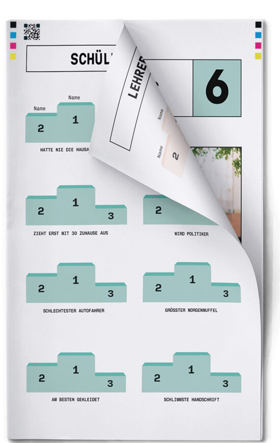 Vorlagen und Ideen für Rankings in einer Abschlusszeitung