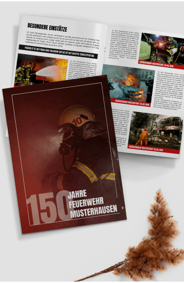 Festschrift für Feuerwehr mit Vorlagen erstellen