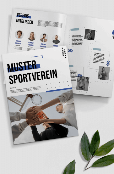 Festschrift für Sportverein mit Vorlagen erstellen