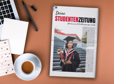 Studentenzeitung online gestalten und drucken lassen