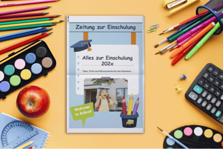 Schülerzeitung für die Grundschule online gestalten und drucken lassen