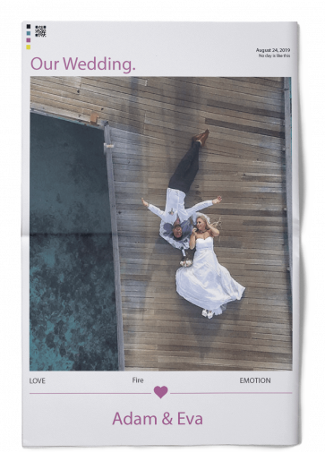 Wedding Newspaper Modern
