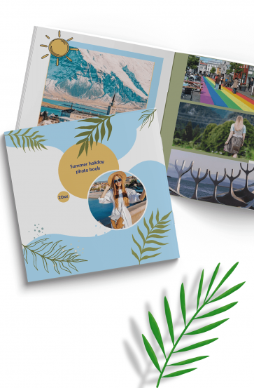 Summer Holiday Photo Book Square