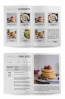 Cookbook magazine template