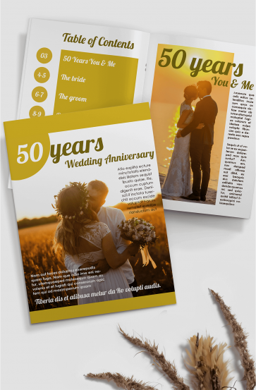 Magazine du mariage en or