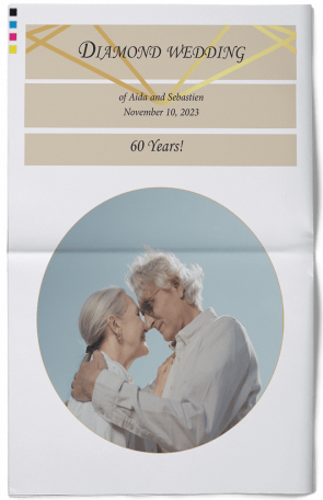 Journal de mariage Anniversaire 60