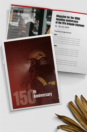 Brochure commémorative des pompiers 