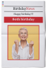 Design your 80th birthday newspaper