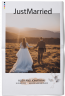 Design your aquarelle wedding newspaper