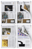 Template for daily modern newspaper